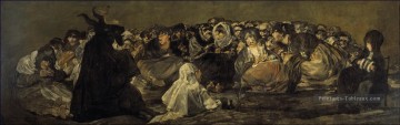  grande Tableaux - Le grand chèvre ou les sorcières Sabbat Francisco de Goya